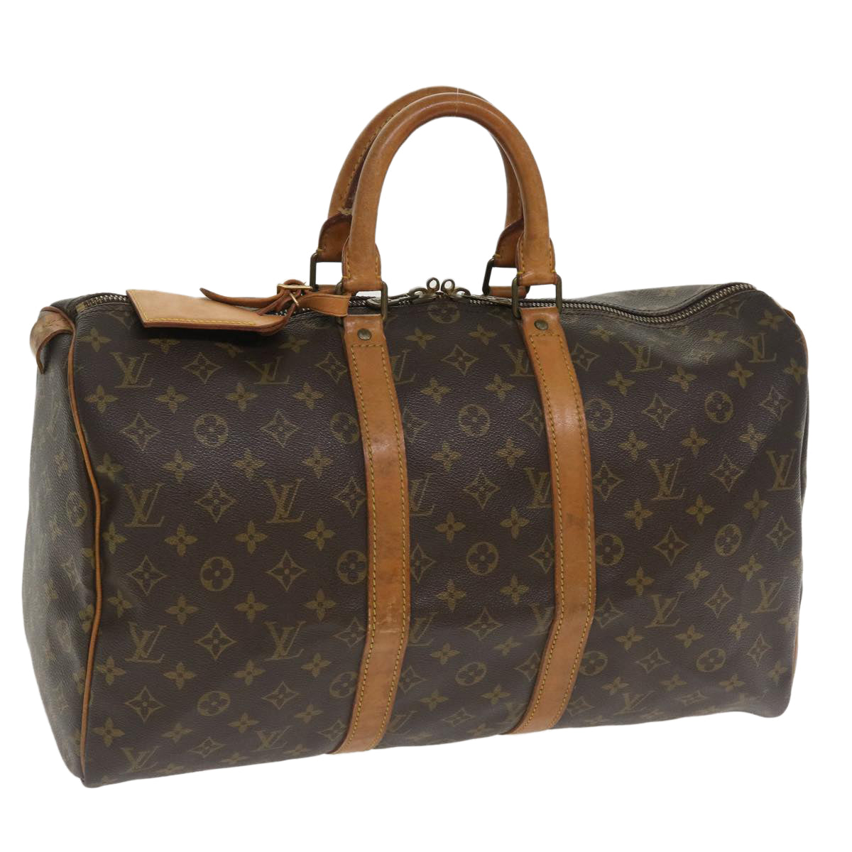 LOUIS VUITTON Monogram Keepall 45 Boston Bag M41428 LV 34424