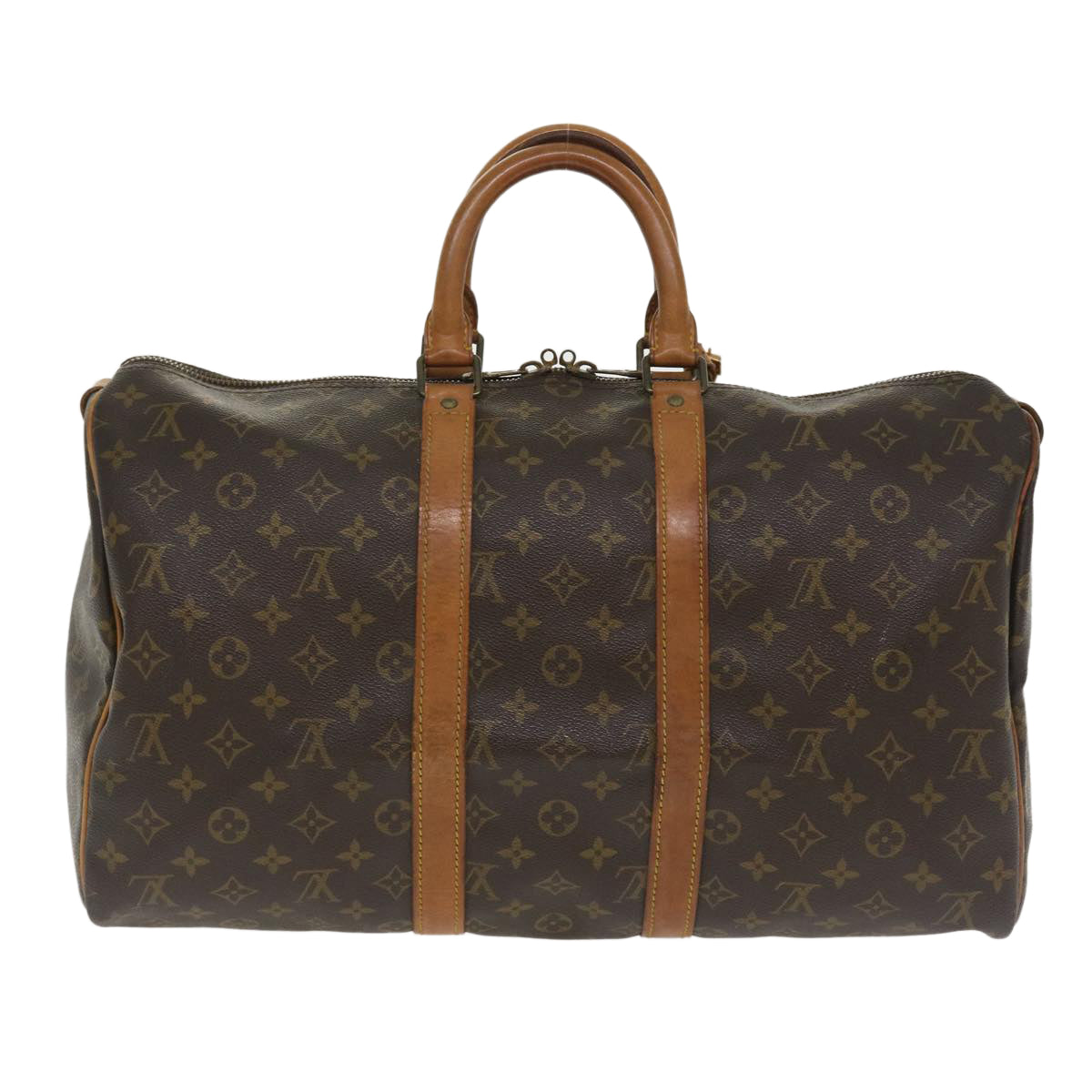 LOUIS VUITTON Monogram Keepall 45 Boston Bag M41428 LV 34424