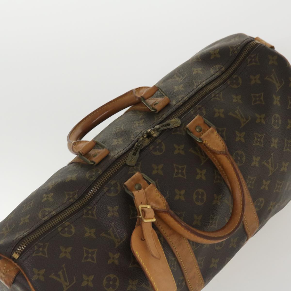 LOUIS VUITTON Monogram Keepall 45 Boston Bag M41428 LV 34424