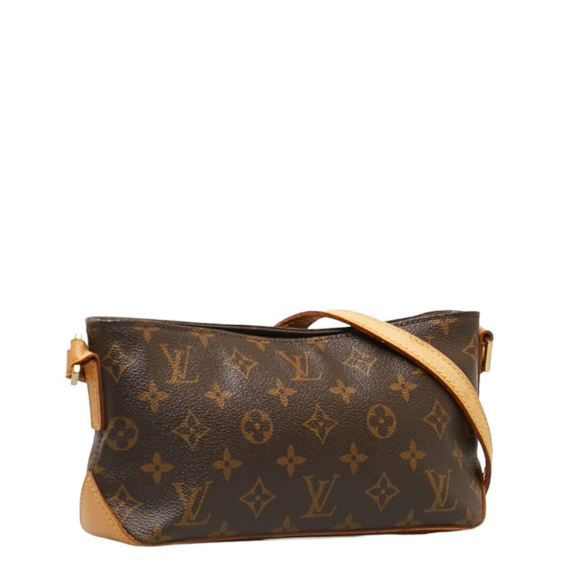 Louis Vuitton Monogram Trolley  Shoulder Bag M51240 Brown PVC Leather  Louis Vuitton