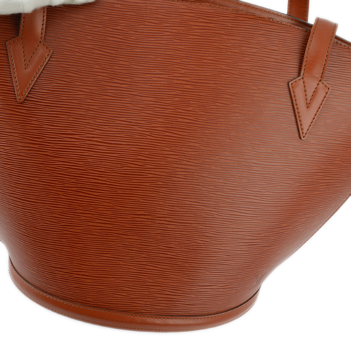 Louis Vuitton 1995 Brown Epi Saint Jacques Shopping Shoulder Bag M52263