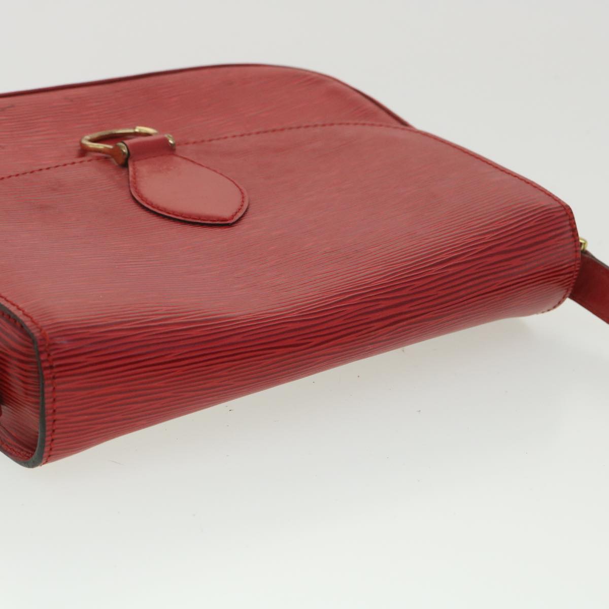 LOUIS VUITTON Epi Saint Cloud GM Shoulder Bag Red M52197 LV 34556