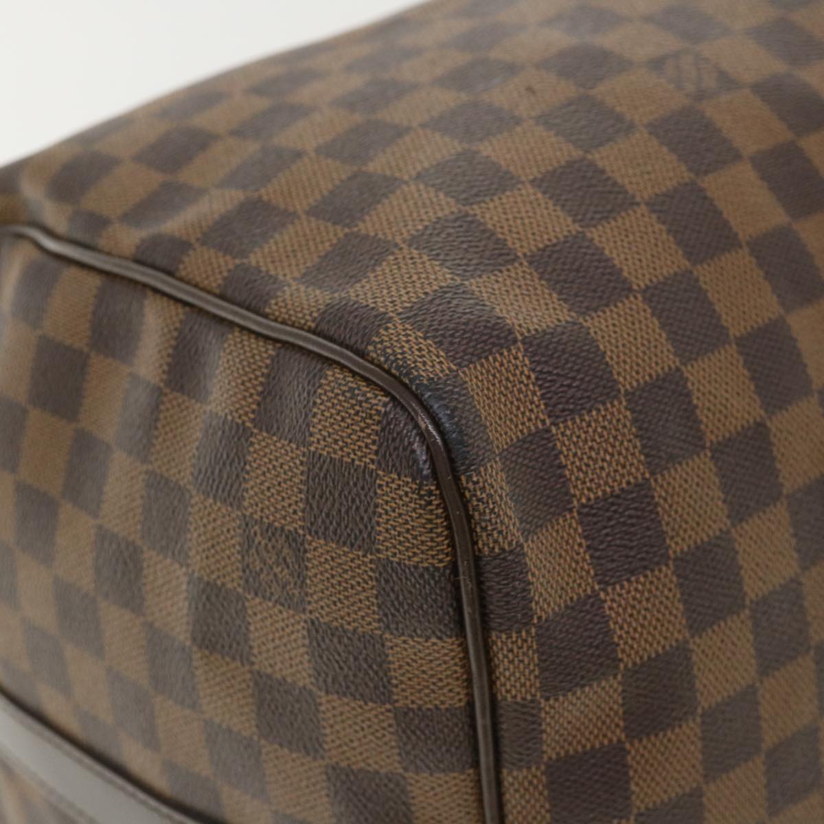 LOUIS VUITTON Damier Ebene Keepall Bandouliere 55 Boston Bag N41414 34557