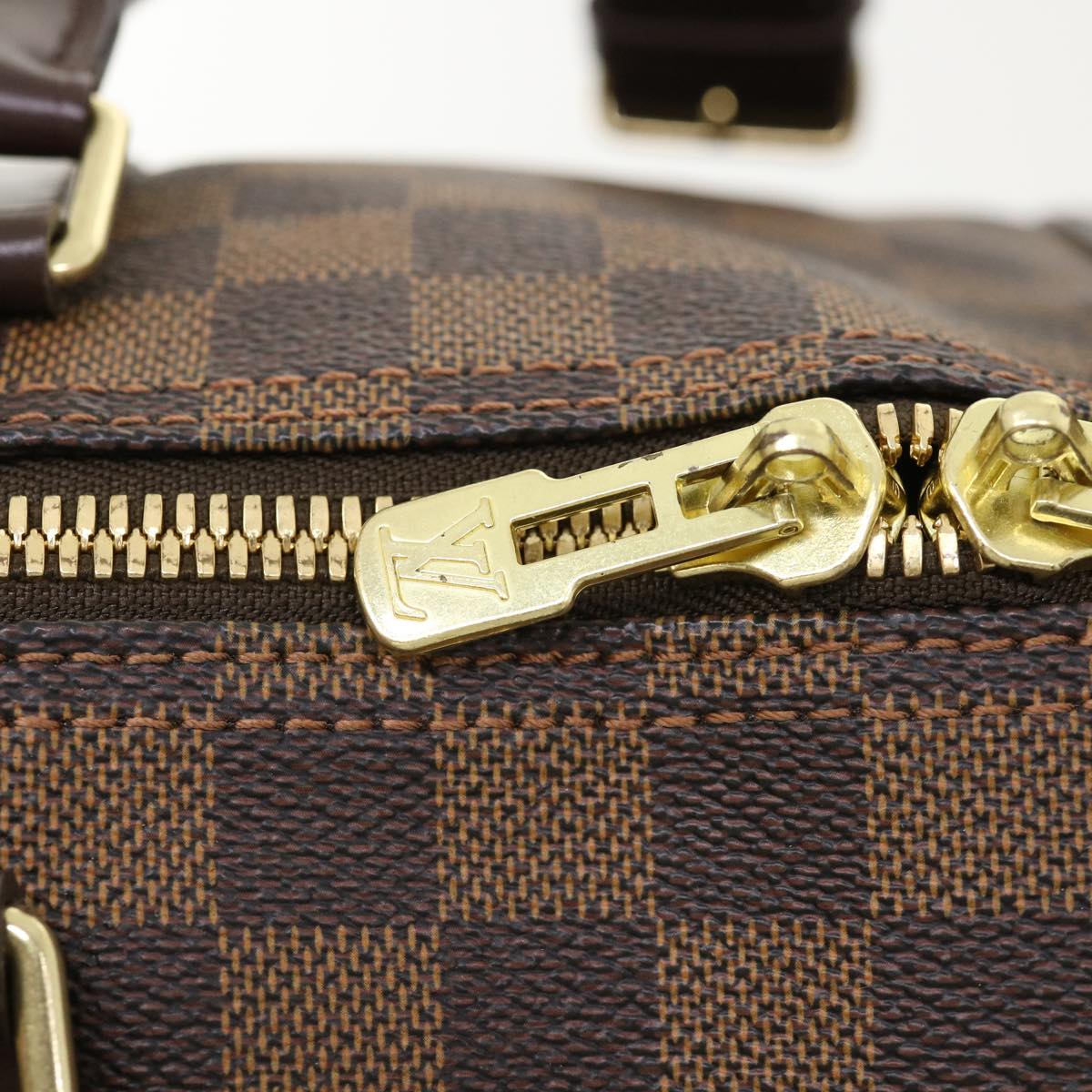 LOUIS VUITTON Damier Ebene Keepall Bandouliere 55 Boston Bag N41414 34557