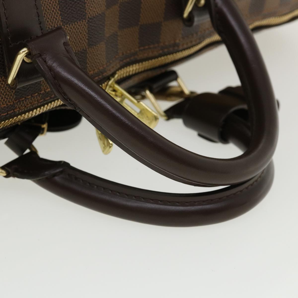 LOUIS VUITTON Damier Ebene Keepall Bandouliere 55 Boston Bag N41414 34557