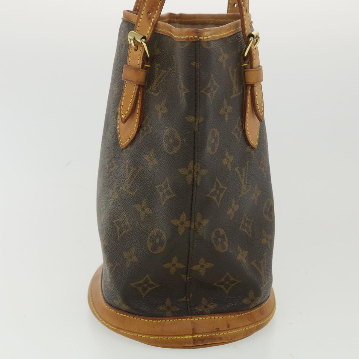 LOUIS VUITTON Monogram Bucket PM Shoulder Bag M42238 LV 34596