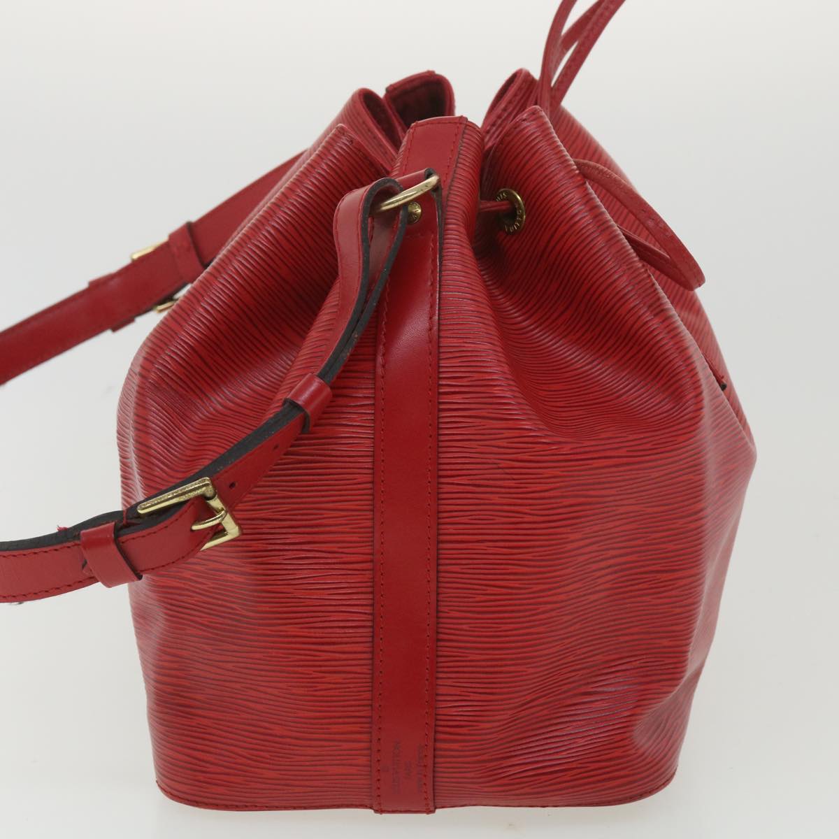 LOUIS VUITTON Epi Petit Noe Shoulder Bag Red M44107 LV 34598