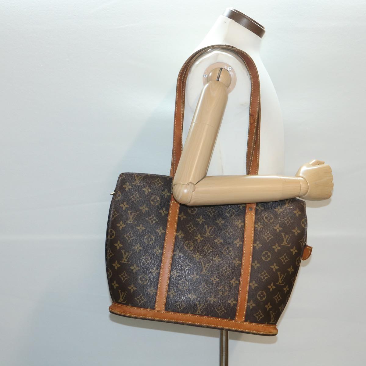LOUIS VUITTON Monogram Babylone Tote Bag M51102 LV 34602