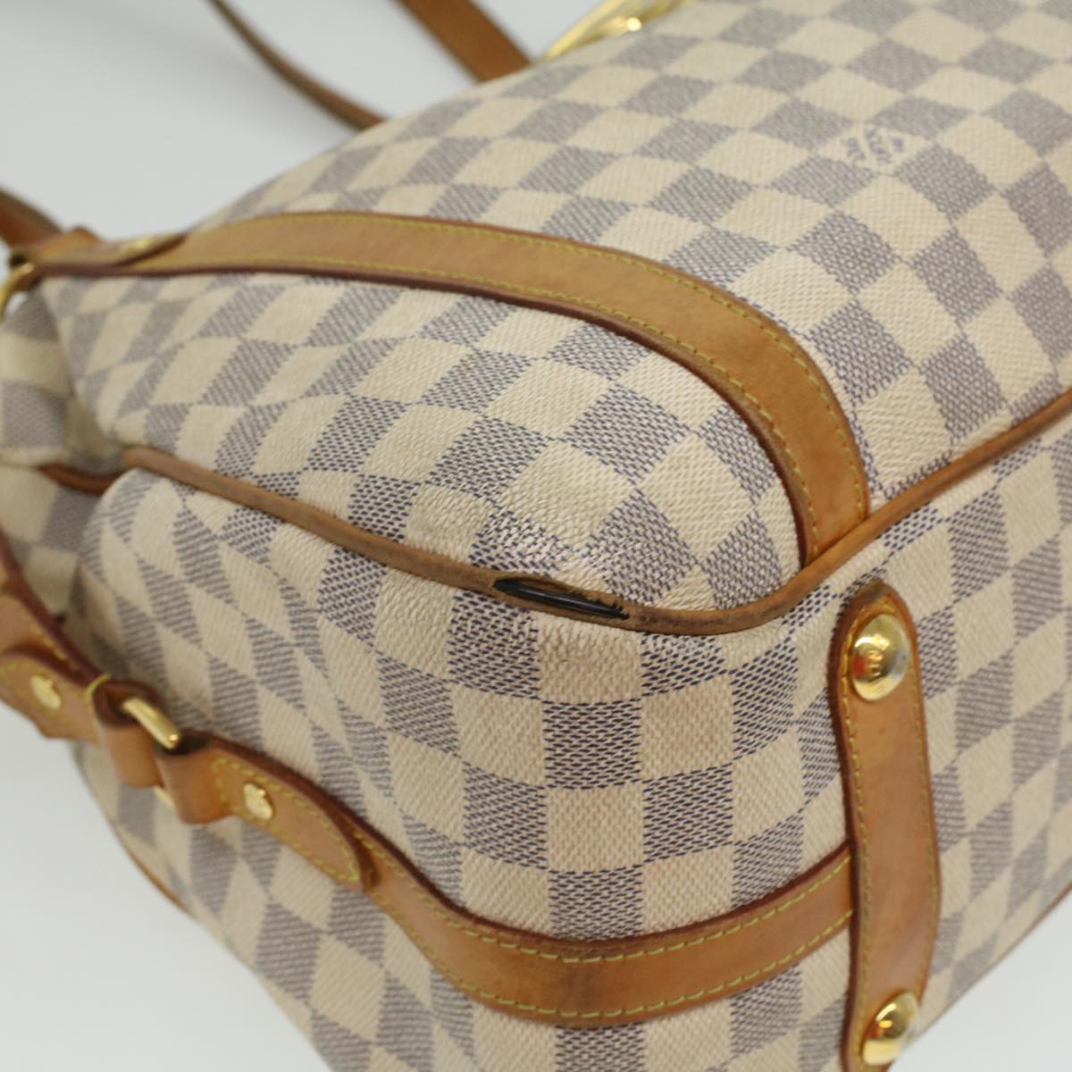 LOUIS VUITTON Damier Azur Stresa GM Tote Bag N42221 LV 34610