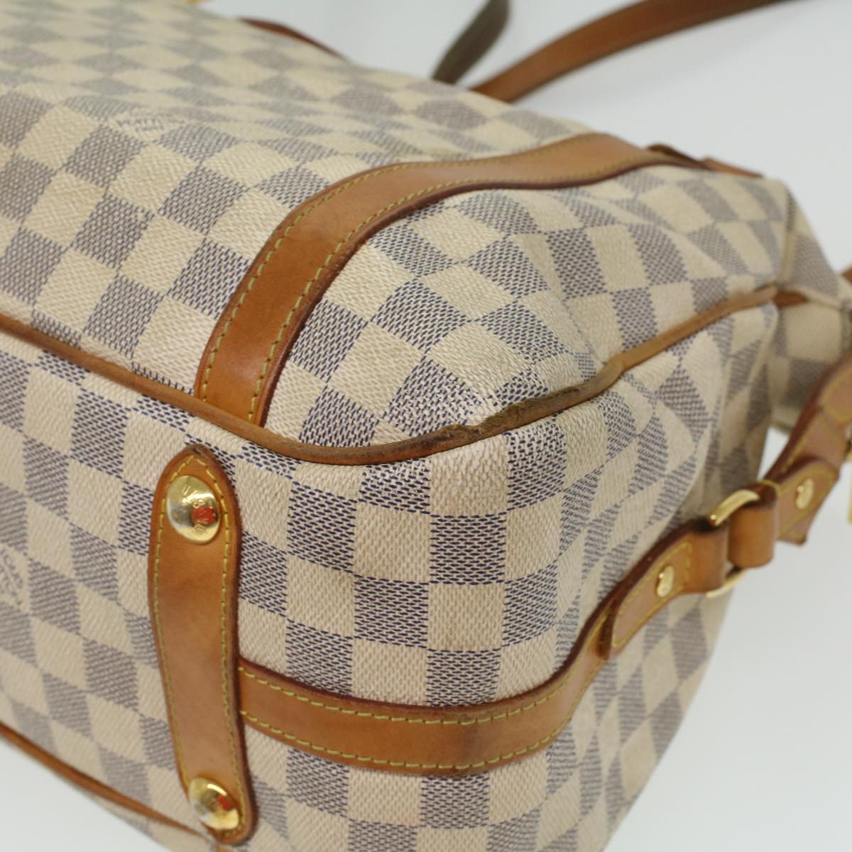 LOUIS VUITTON Damier Azur Stresa GM Tote Bag N42221 LV 34610