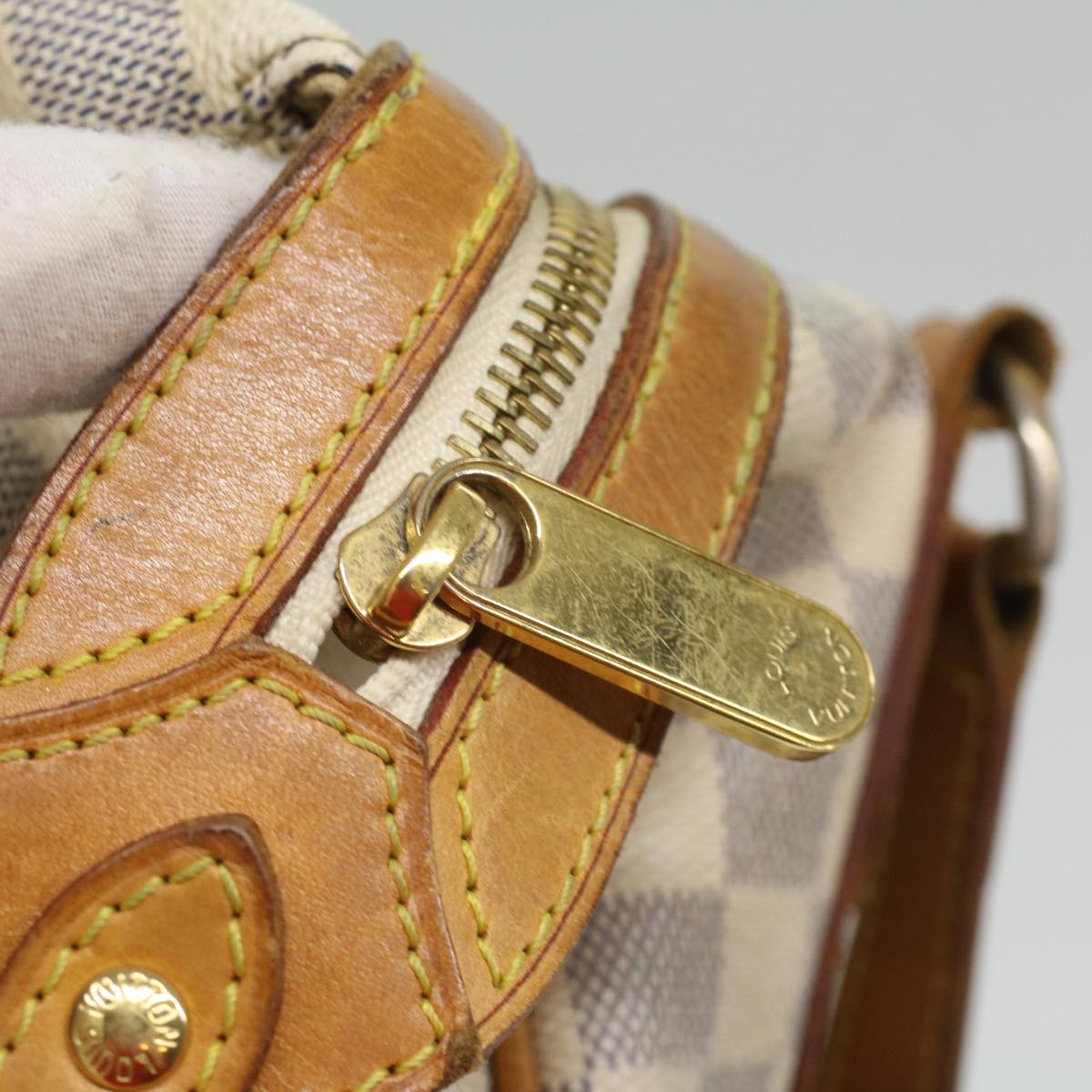LOUIS VUITTON Damier Azur Stresa GM Tote Bag N42221 LV 34610