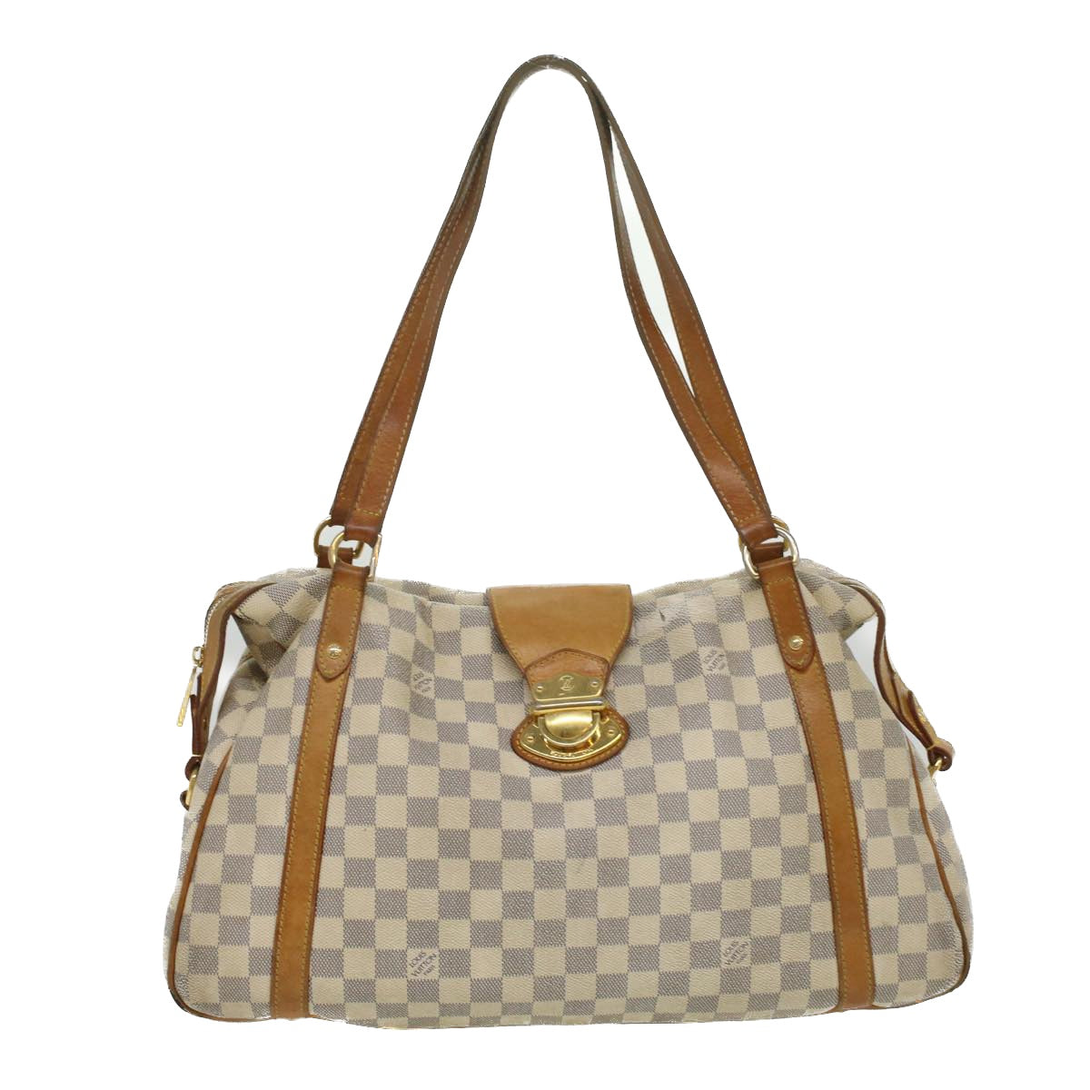 LOUIS VUITTON Damier Azur Stresa GM Tote Bag N42221 LV 34610