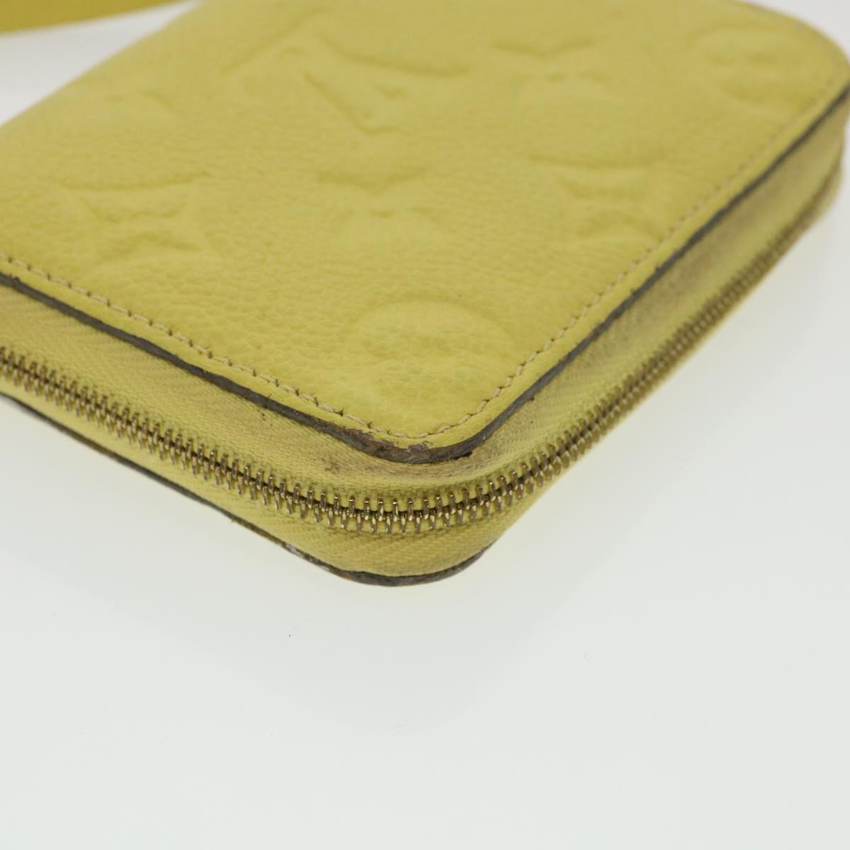 LOUIS VUITTON Monogram Empreinte Zippy Coin Purse Coin Purse Yellow 34649