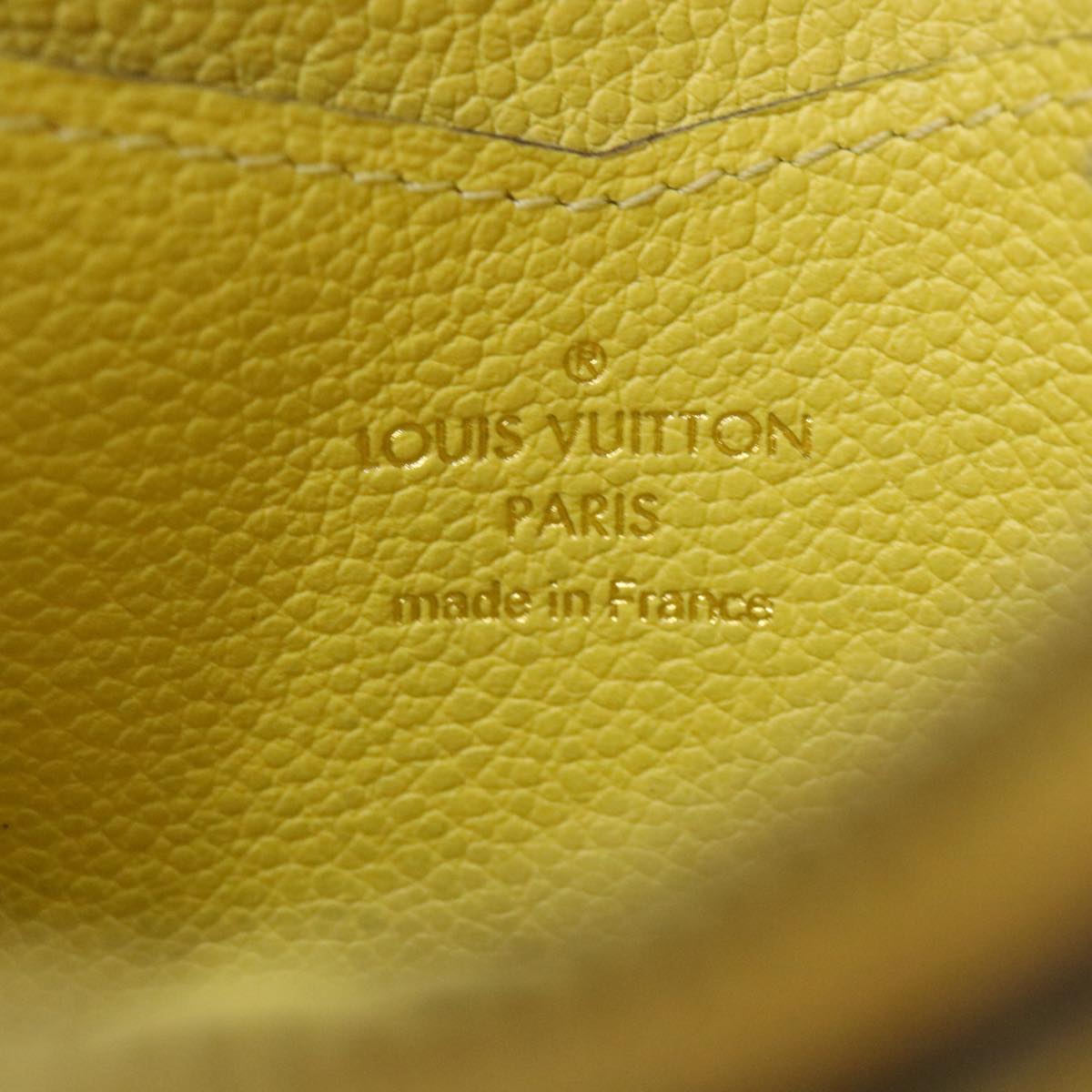 LOUIS VUITTON Monogram Empreinte Zippy Coin Purse Coin Purse Yellow 34649