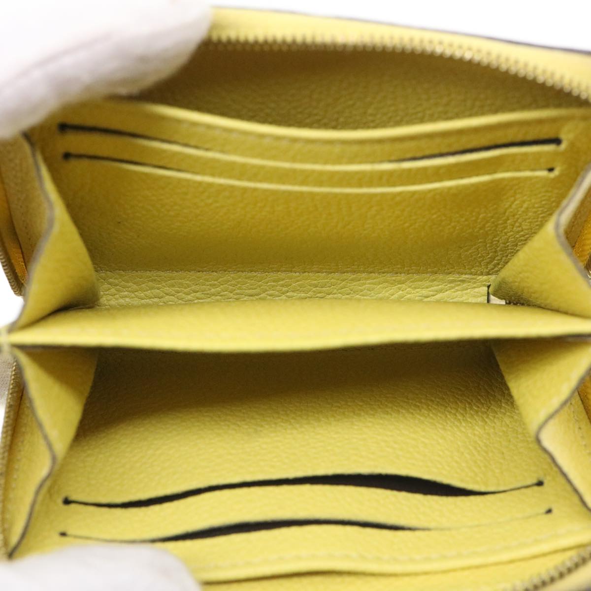 LOUIS VUITTON Monogram Empreinte Zippy Coin Purse Coin Purse Yellow 34649