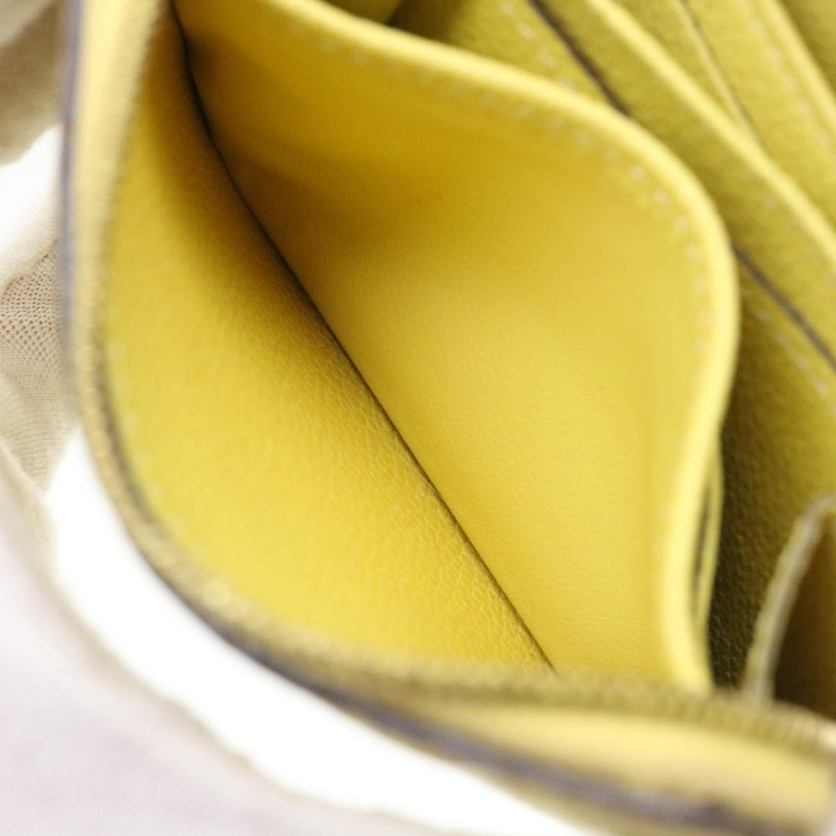 LOUIS VUITTON Monogram Empreinte Zippy Coin Purse Coin Purse Yellow 34649