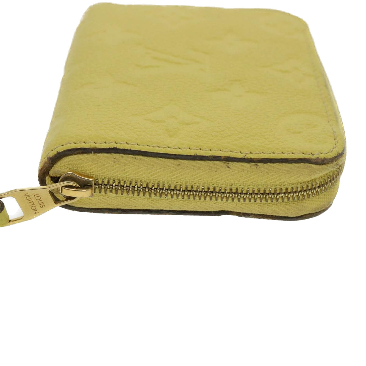 LOUIS VUITTON Monogram Empreinte Zippy Coin Purse Coin Purse Yellow 34649