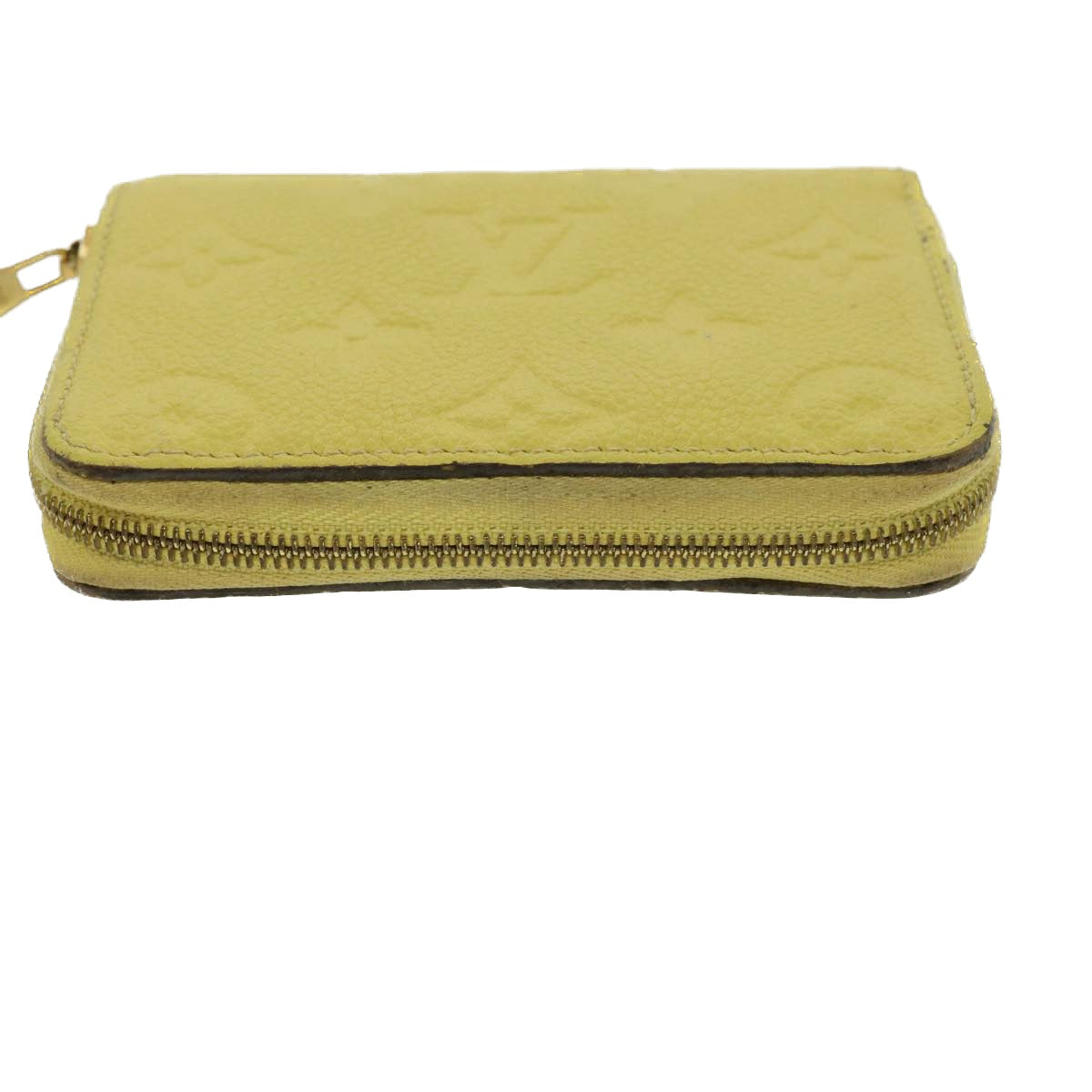 LOUIS VUITTON Monogram Empreinte Zippy Coin Purse Coin Purse Yellow 34649