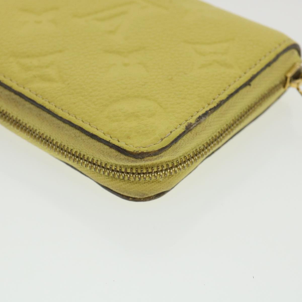 LOUIS VUITTON Monogram Empreinte Zippy Coin Purse Coin Purse Yellow 34649