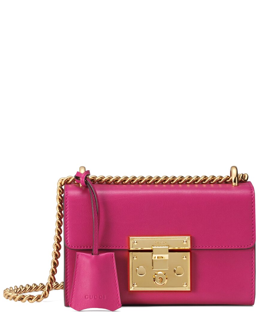 Luxury Gucci Trending 2025 Padlock Leather Shoulder Bag
