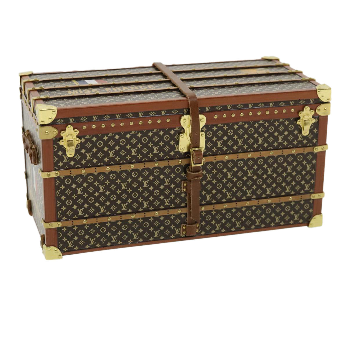 LOUIS VUITTON Monogram Miss France Paper Weight Brown M99408 LV 34987
