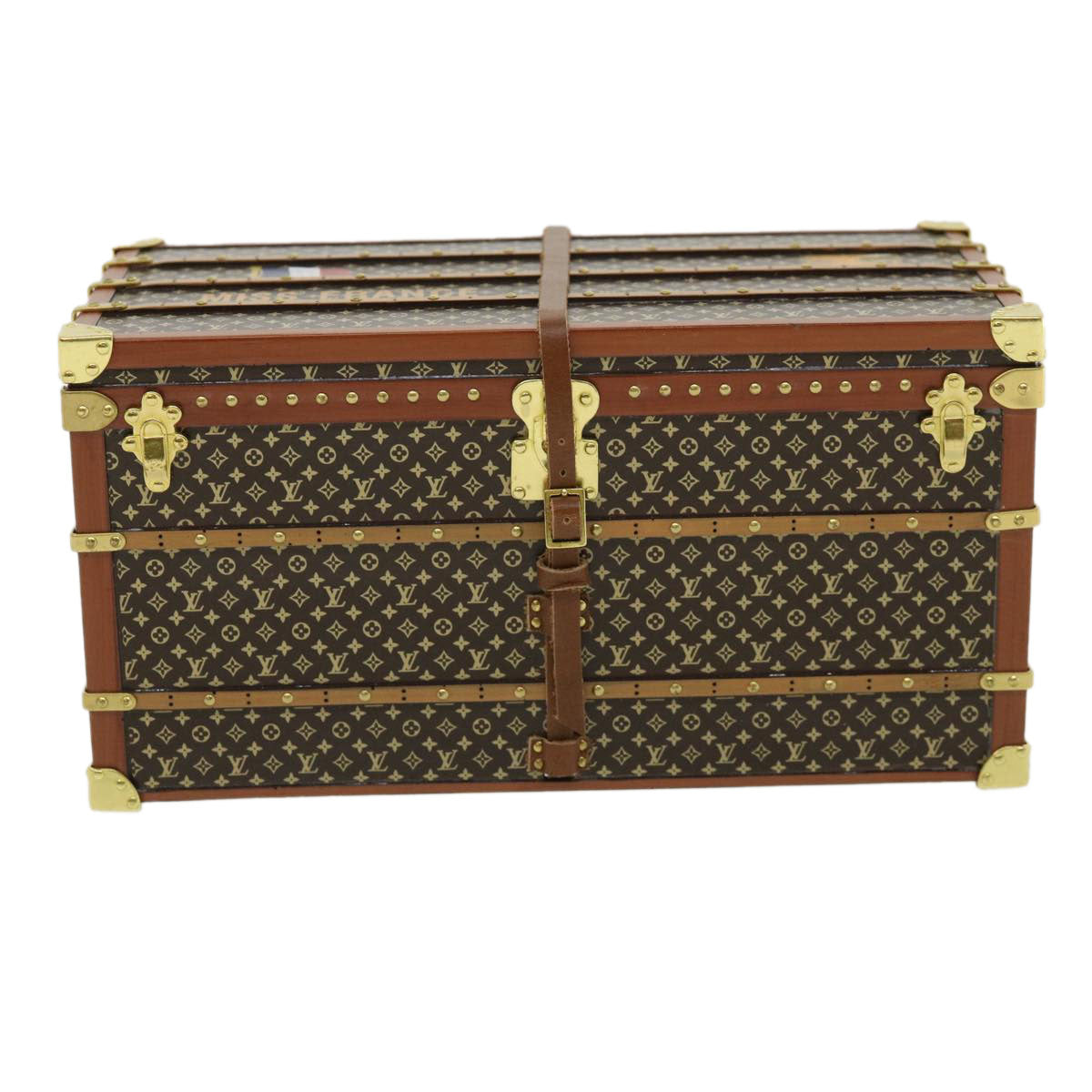 LOUIS VUITTON Monogram Miss France Paper Weight Brown M99408 LV 34987