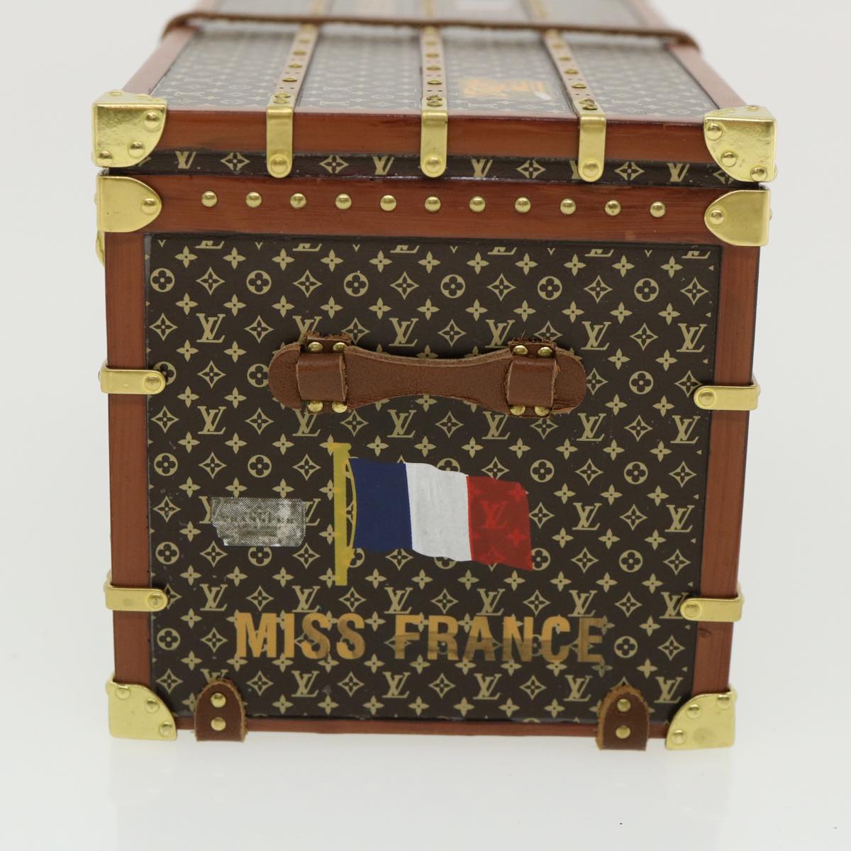LOUIS VUITTON Monogram Miss France Paper Weight Brown M99408 LV 34987
