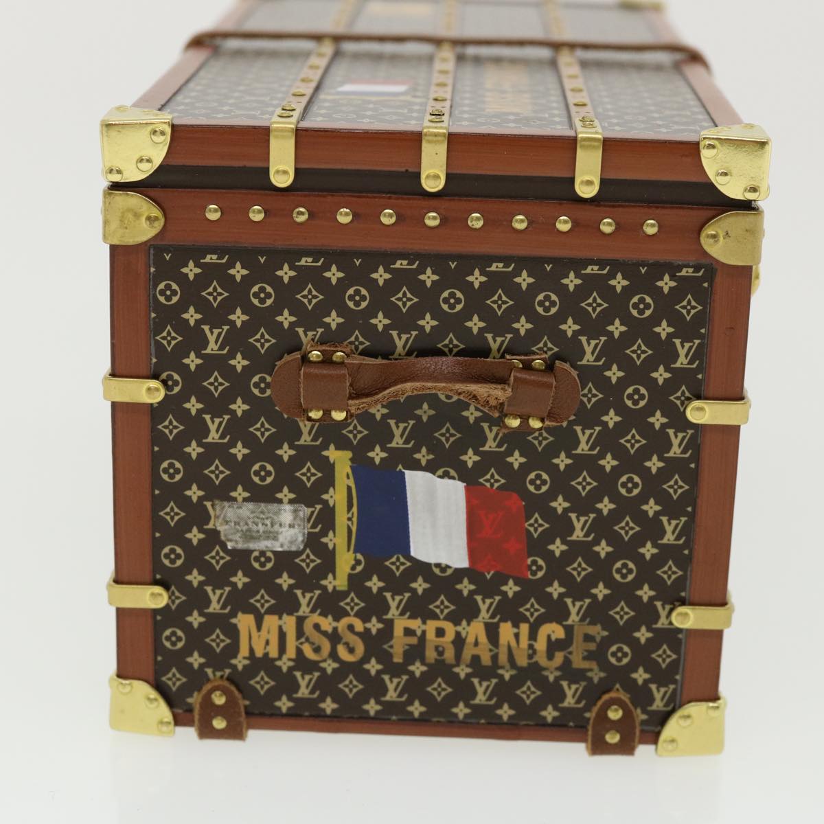 LOUIS VUITTON Monogram Miss France Paper Weight Brown M99408 LV 34987