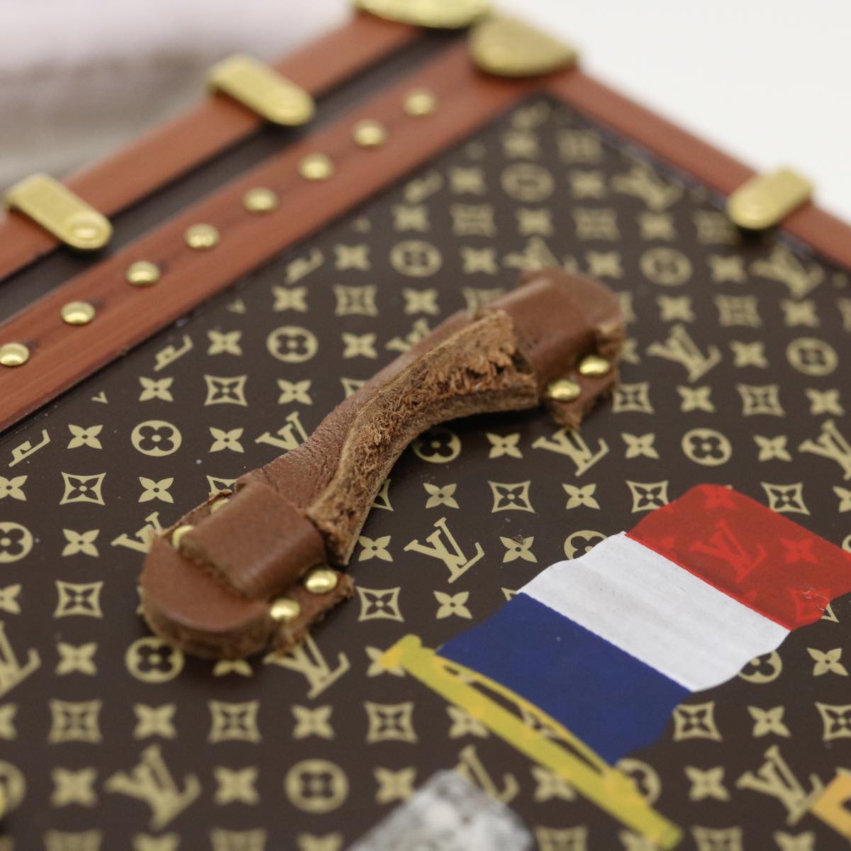LOUIS VUITTON Monogram Miss France Paper Weight Brown M99408 LV 34987