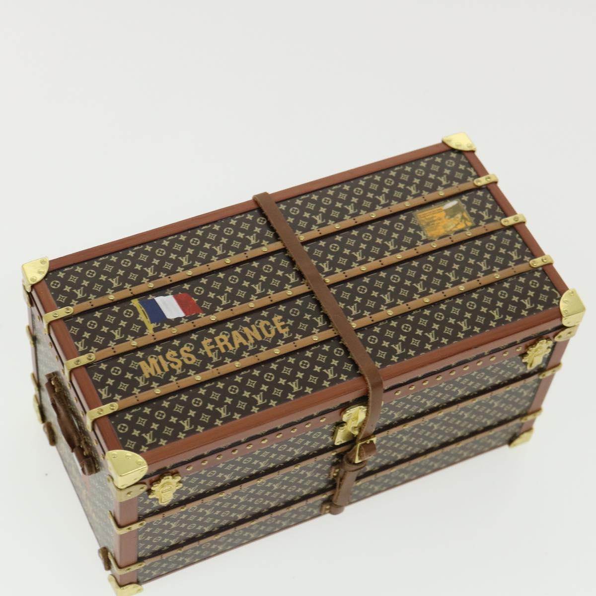 LOUIS VUITTON Monogram Miss France Paper Weight Brown M99408 LV 34987