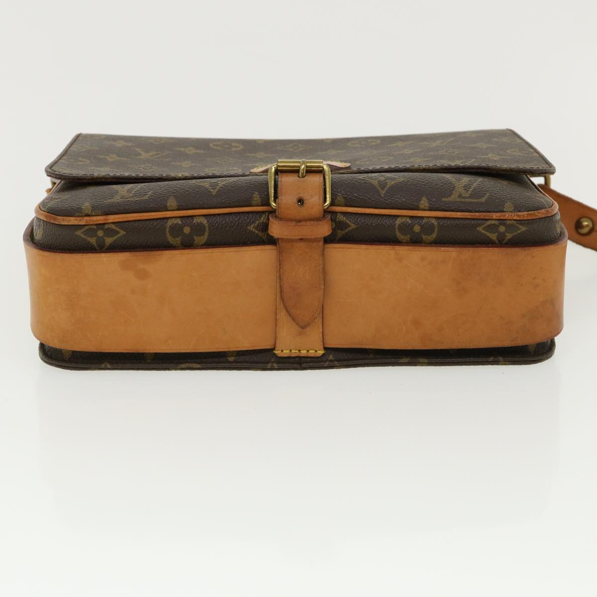 LOUIS VUITTON Monogram Cartouchiere GM Shoulder Bag M51252 LV 34994