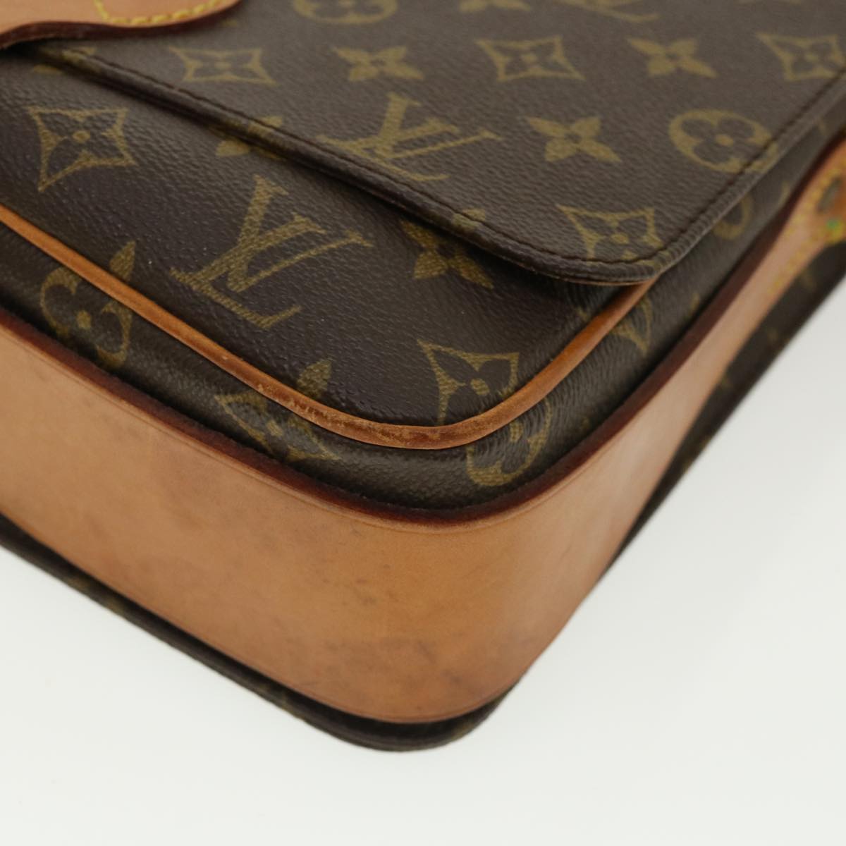 LOUIS VUITTON Monogram Cartouchiere GM Shoulder Bag M51252 LV 34994