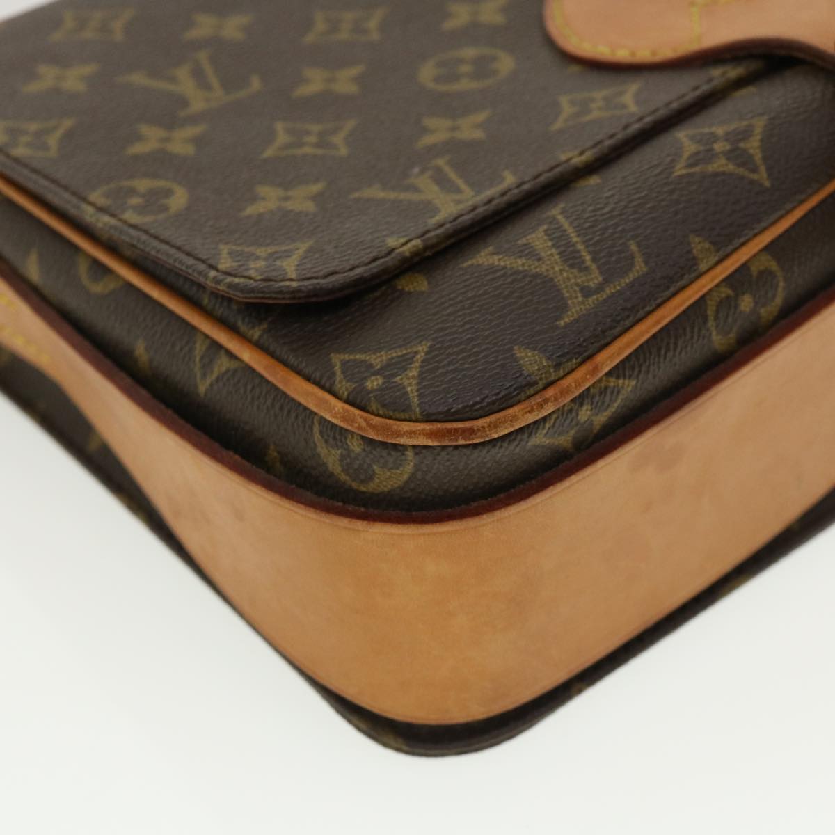 LOUIS VUITTON Monogram Cartouchiere GM Shoulder Bag M51252 LV 34994