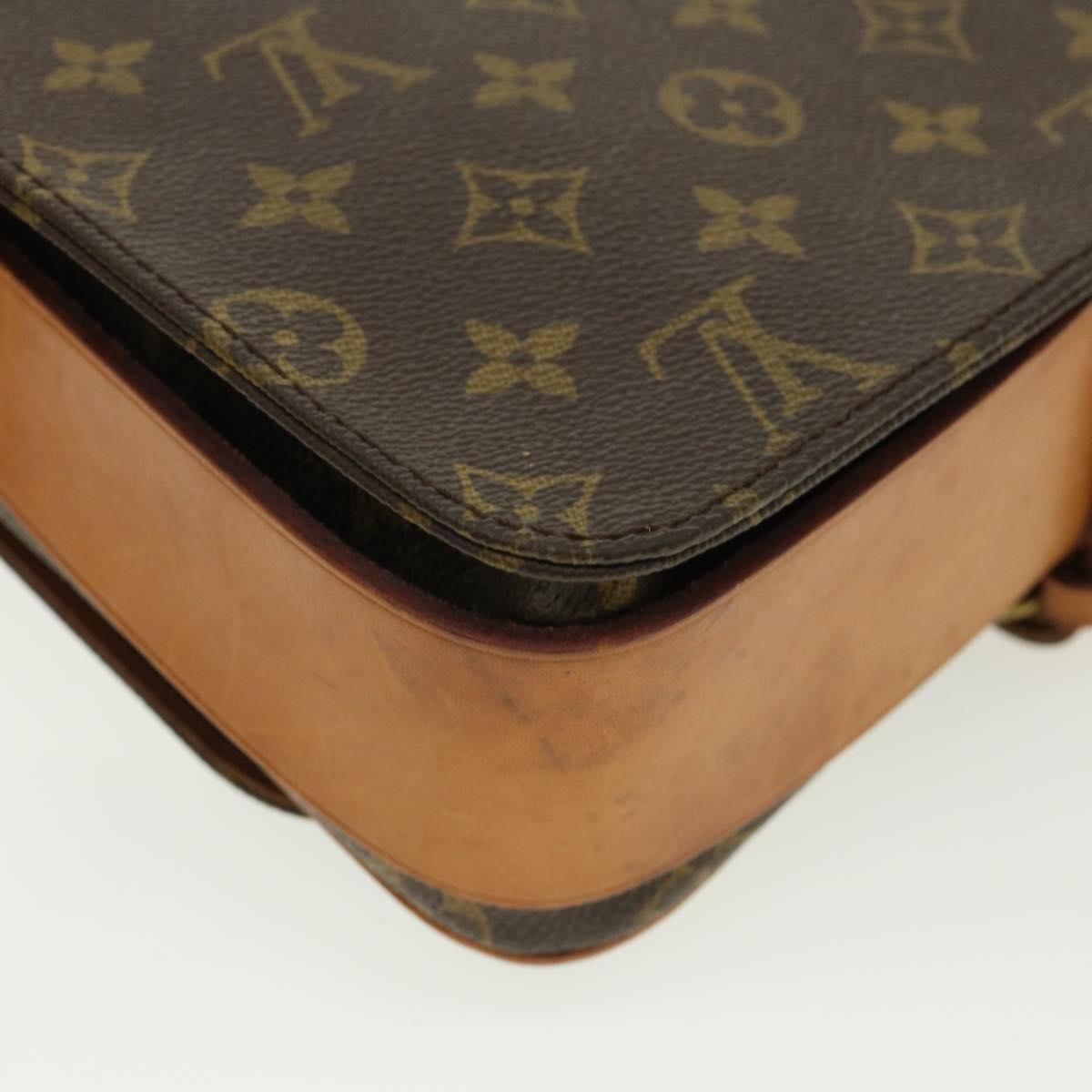 LOUIS VUITTON Monogram Cartouchiere GM Shoulder Bag M51252 LV 34994