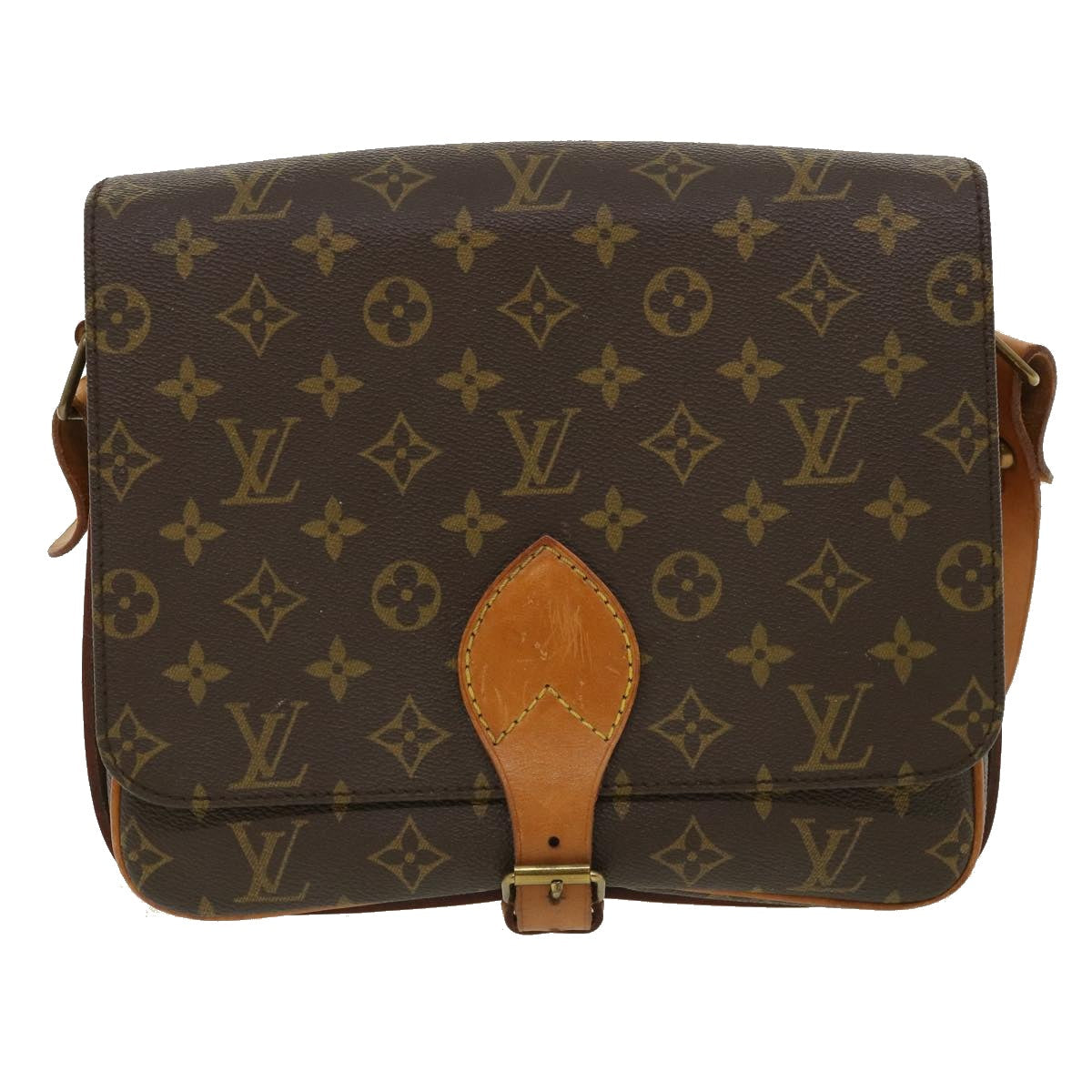 LOUIS VUITTON Monogram Cartouchiere GM Shoulder Bag M51252 LV 34994