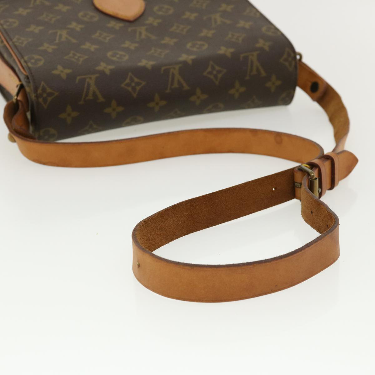 LOUIS VUITTON Monogram Cartouchiere GM Shoulder Bag M51252 LV 34994