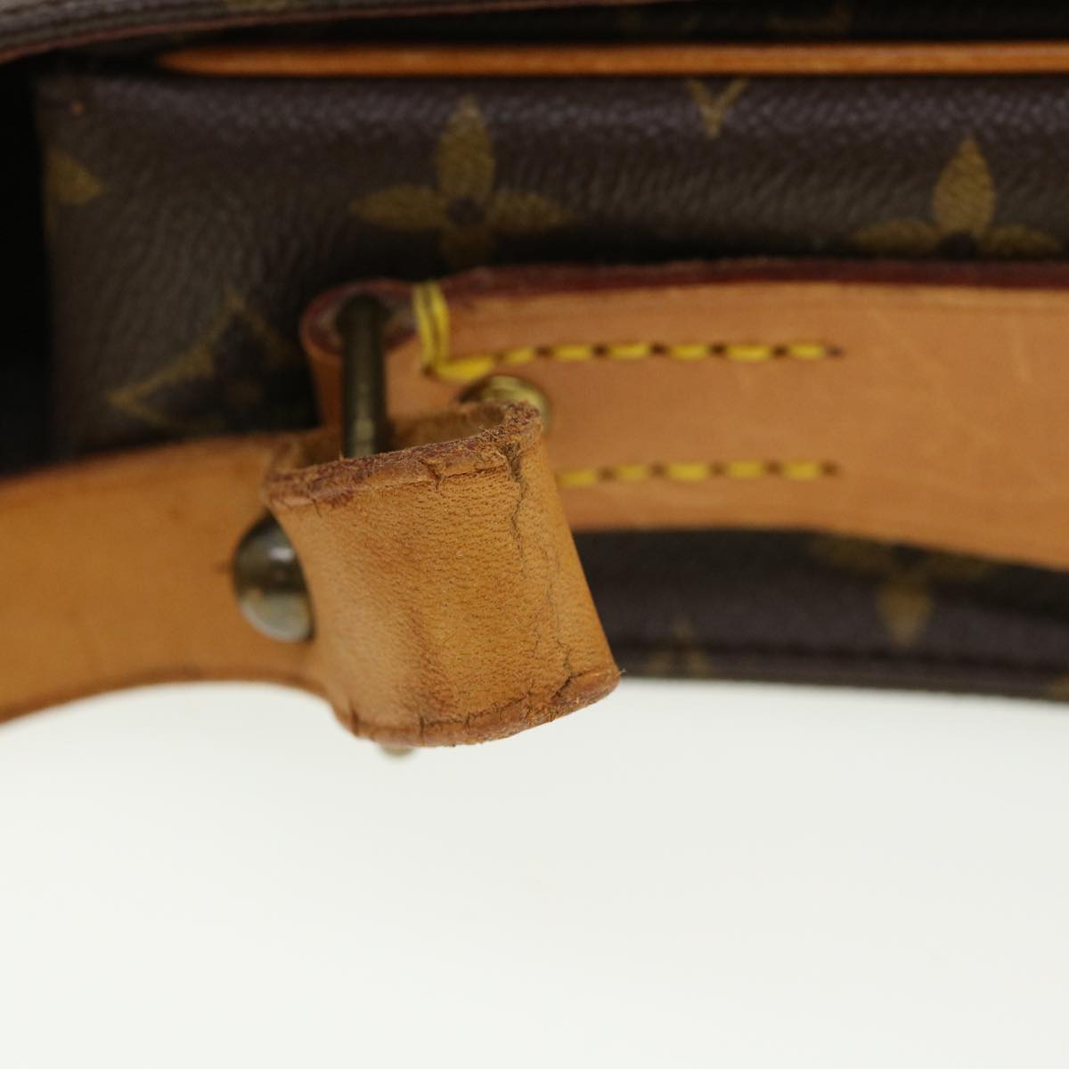 LOUIS VUITTON Monogram Cartouchiere GM Shoulder Bag M51252 LV 34994