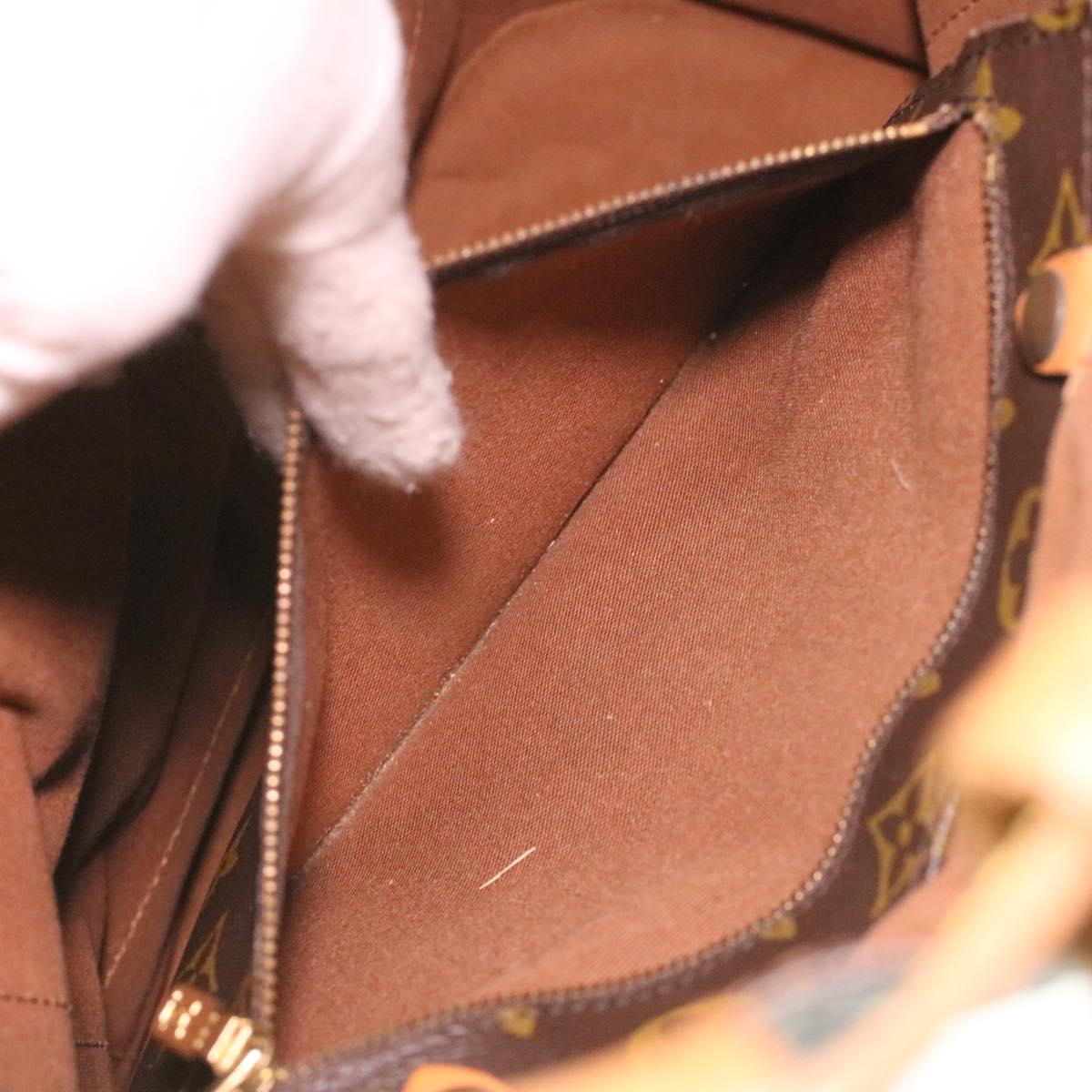LOUIS VUITTON Monogram Randonnee GM Shoulder Bag M42244 LV 34997