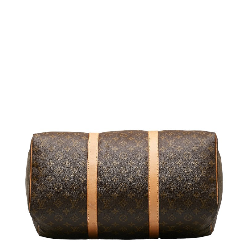 Louis Vuitton Monogram Baseball 45 Boston Bag Travel Bag M41624 Brown PVC Leather  Louis Vuitton