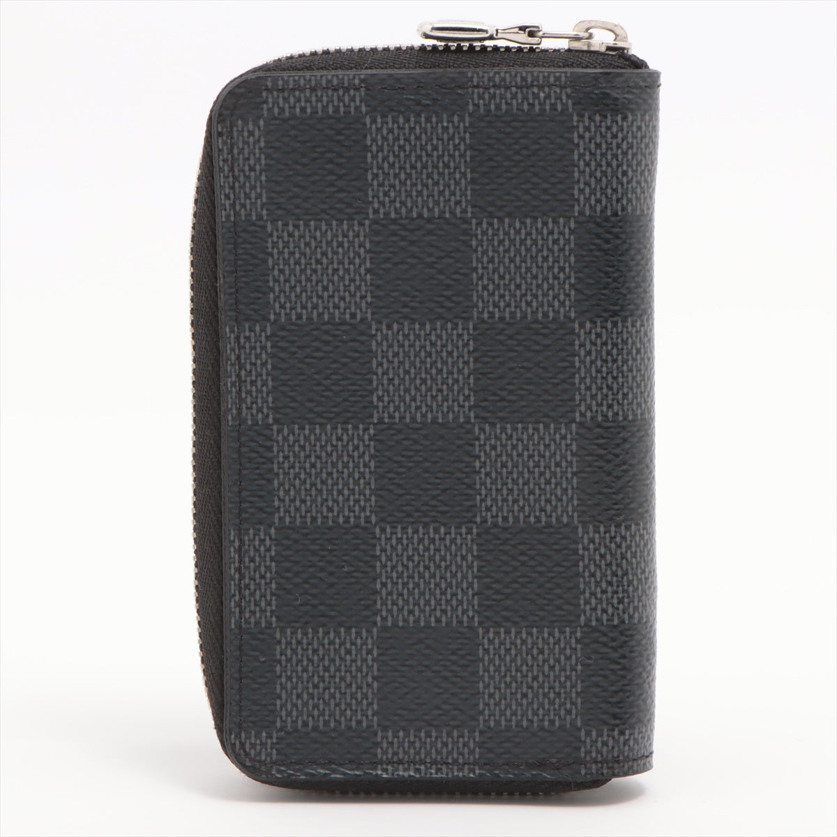 Louis Vuitton Damier Graphit Zippyr Coin Pass N63076 Black Coin Case  Reaction