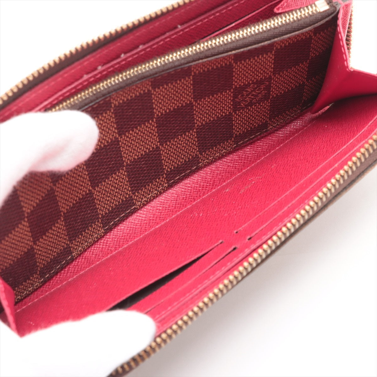 Louis Vuitton Damier Portfolio Claimance N60534 Triple Round  Wallet