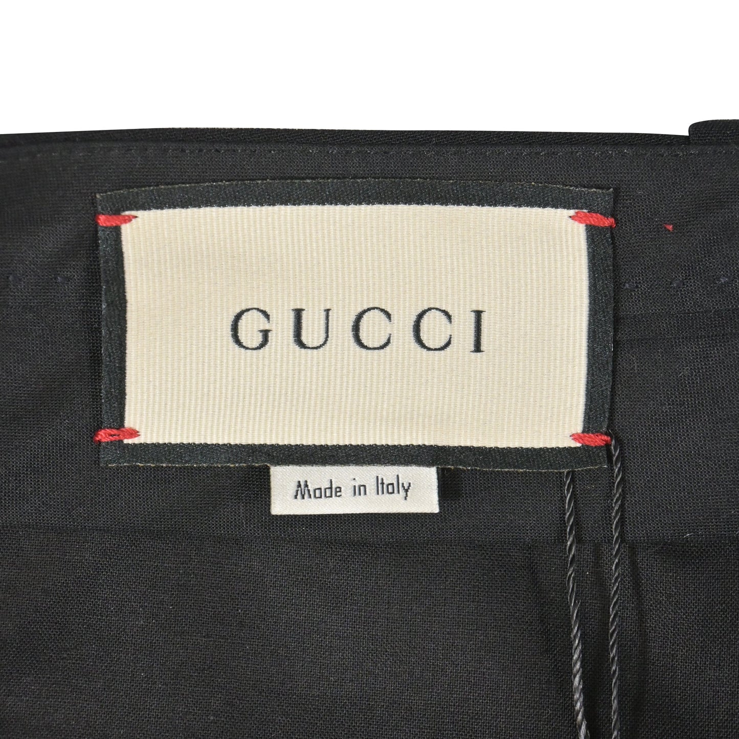 Gucci Wide Leg Culotte Trousers in Black Viscose