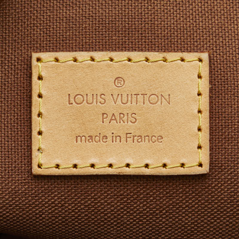 Louis Vuitton Monogram Locket Horizontal Handbag M40104 Brown PVC Leather  Louis Vuitton