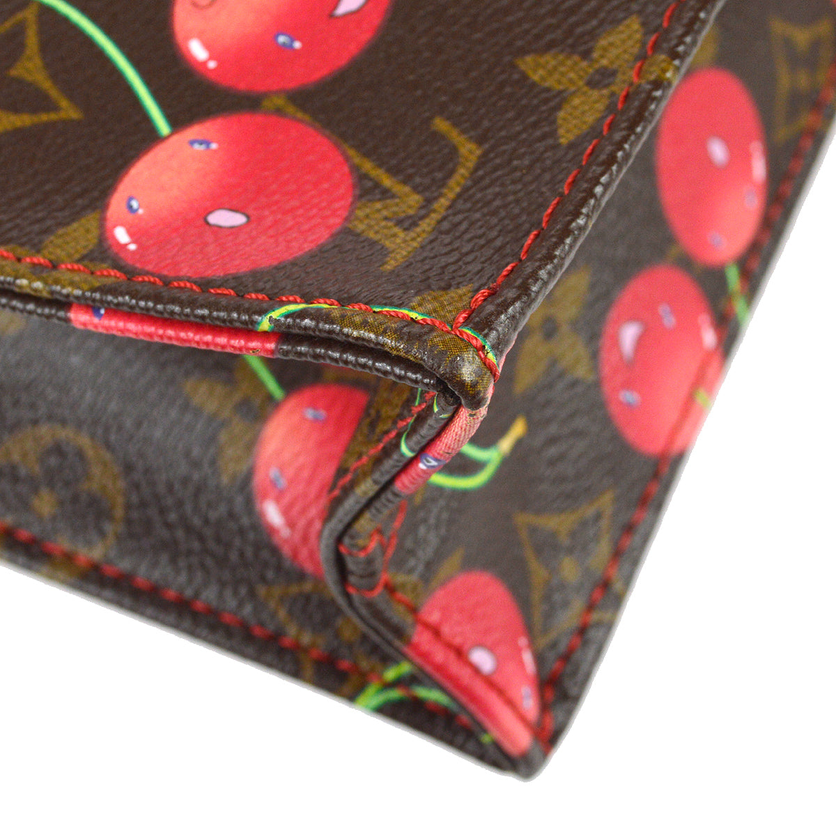 Louis Vuitton 2005 Sac Plat Monogram Cherry M95010
