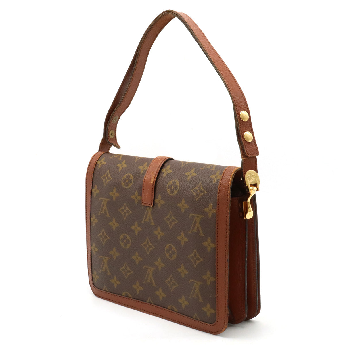 Louis Vuitton Monogram Ron Poan Shoulder Bag Semi-Shoulder 2WAY Handbag Vintage M51412