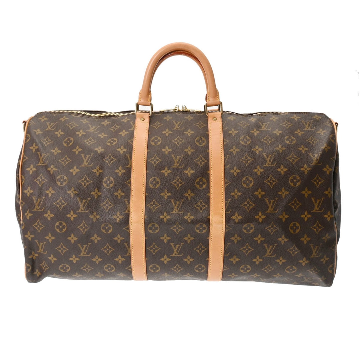 Louis Vuitton Keepall Bandouliere 55  Canvas Travel Bag ()