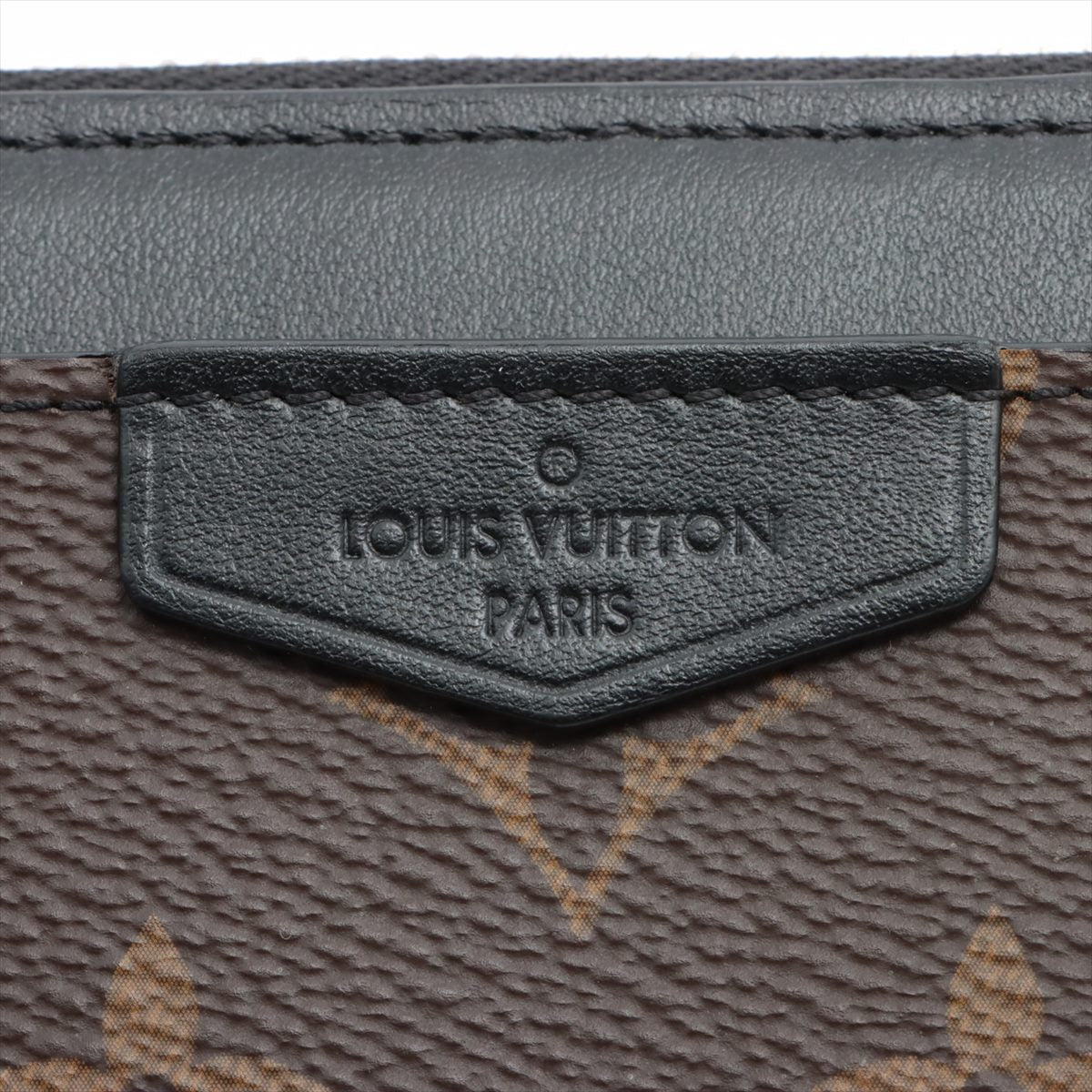 Louis Vuitton Monogram Zippyr Dragon M69407 Black x Brown Round Zipper Wallet