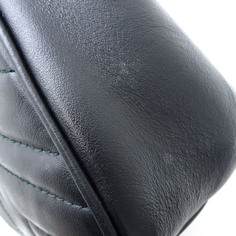 Luxury Gucci Trending 2025 Quilted Mini Shoulder Bag Leather Black