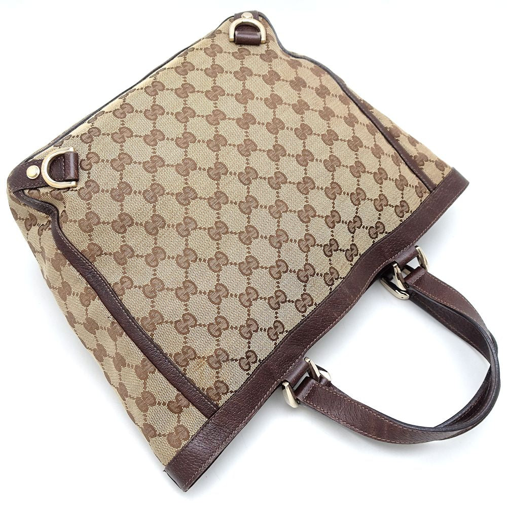 Luxury Gucci Trending 2025 Abbey Tote Bag GG Canvas Leather