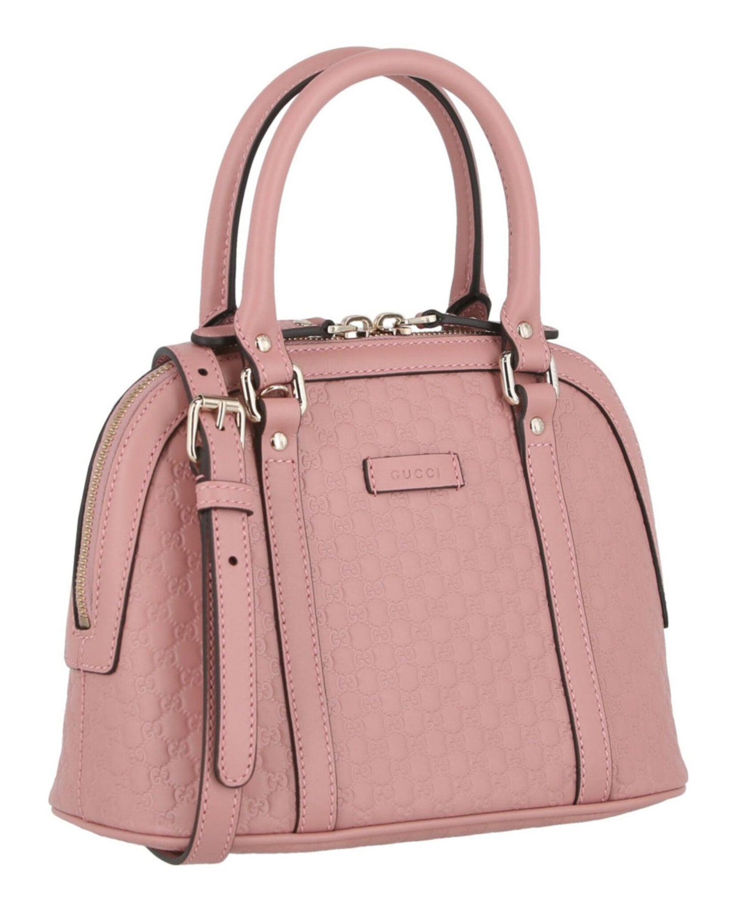 Microguccissima Satchel Leather Bag